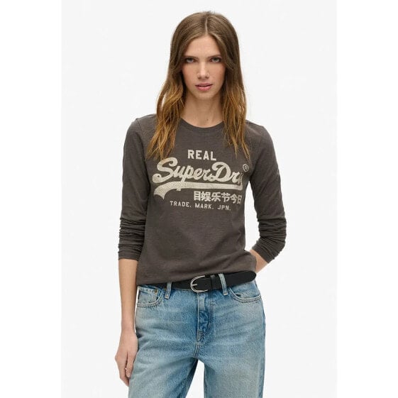 SUPERDRY Embellished Vl Graphic long sleeve T-shirt