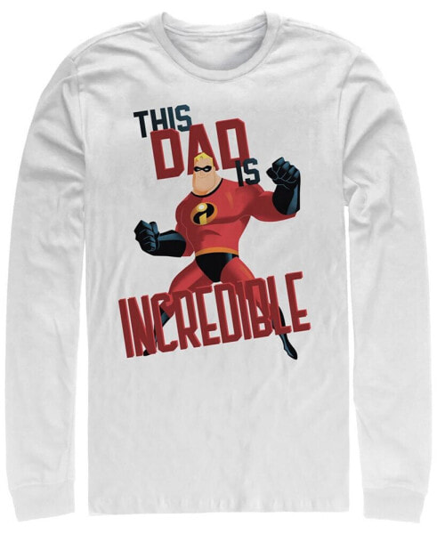 Disney Men's The Incredibles This Dad, Long Sleeve T-Shirt