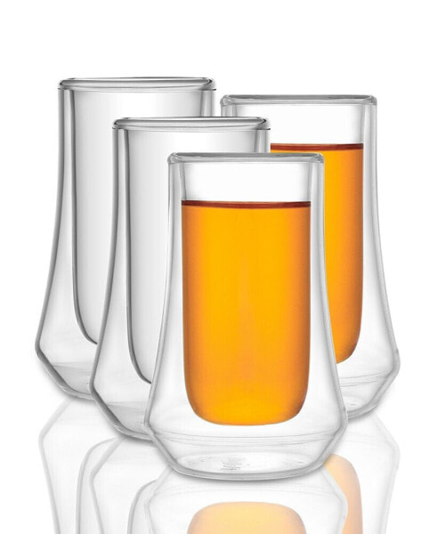 Cosmos Double Wall Shot Glasses, Set of 4
