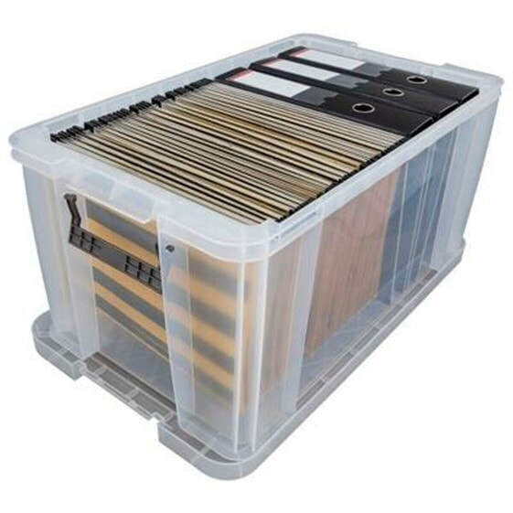 Stackable Organising Box Archivo 2000 Transparent 38 x 65 x 31 cm