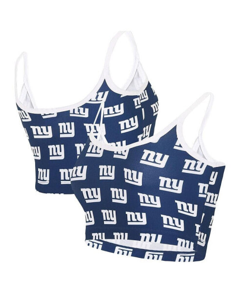 Women's Royal New York Giants Gauge Lounge Bralette