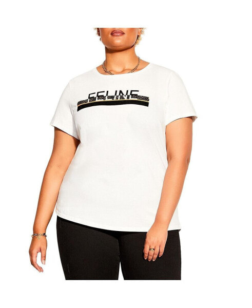 Plus Size Feline Tee