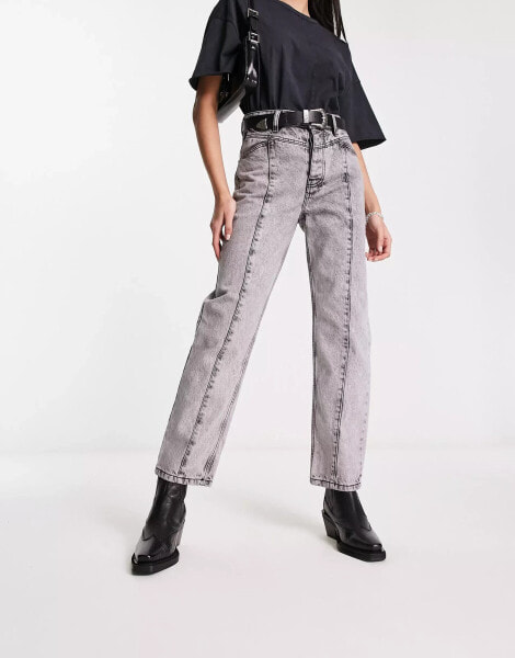 Bolongaro Trevor Madona high waist jeans in grey