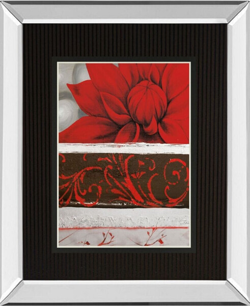 Sumptuous Red by Jasmin Zara Copley Mirror Framed Print Wall Art, 34" x 40"