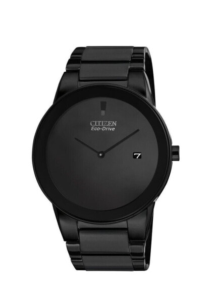 Citizen Men's Eco-Drive Stainless Steel Case and Bracelet Black Watch AU1065-...