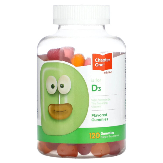 Витамины жевательные Chapter One Vitamin D3, 120 шт