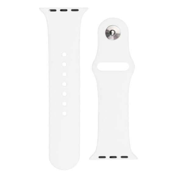 Silikonowy pasek do zegarka Apple Watch Ultra 2-9/SE 42/44/45mm Silicone Strap APS biały