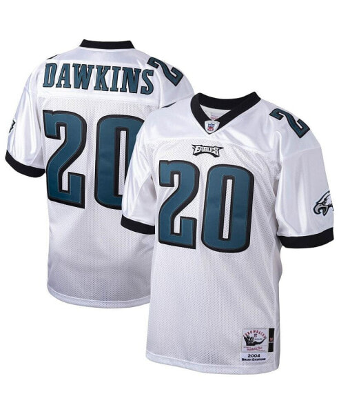 Men's Brian Dawkins White Philadelphia Eagles 2004 Authentic Throwback Retired Player Jersey