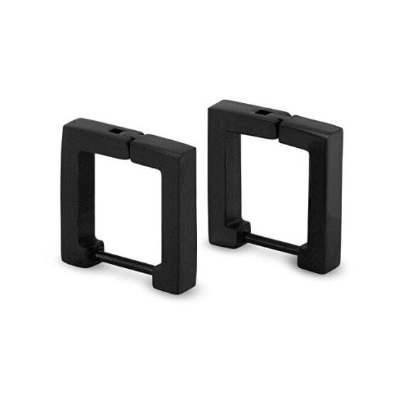 Серьги Troli Black square KS-157