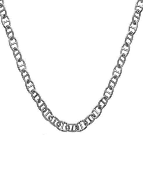 18" Silver Plated Marina Link Chain Necklace