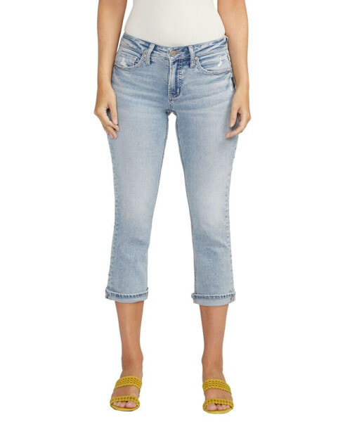 Women's Britt Low Rise Curvy Fit Capri Jeans