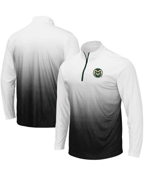 Men's Gray Colorado State Rams Magic Team Logo Quarter-Zip Jacket