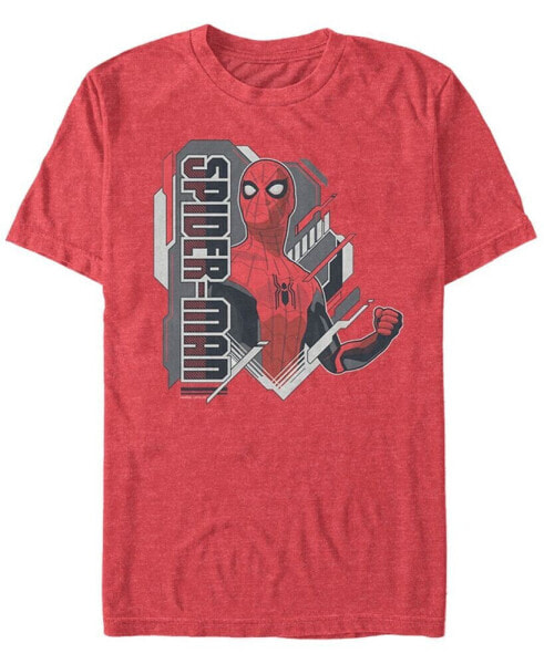 Marvel Men's Spider-Man Far From Home Comic Portrait, Short Sleeve T-shirt