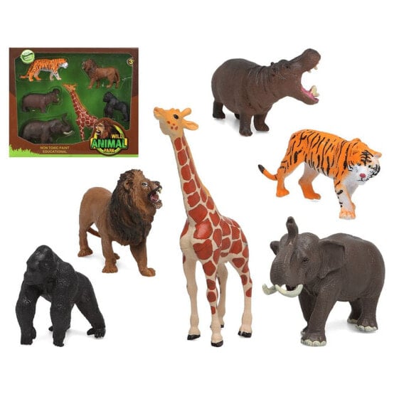 Игровой набор фигурок животных джунглей ATOSA Animals Of The Wild Jungle 6 единиц