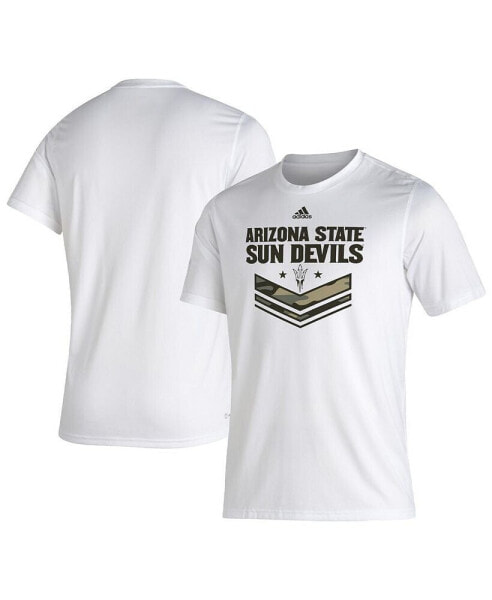 Men's White Arizona State Sun Devils Military-Inspired Appreciation Creator T-shirt