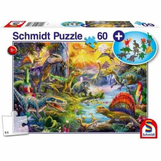 Пазл детский Schmidt Spiele Динозавры 60 элементов