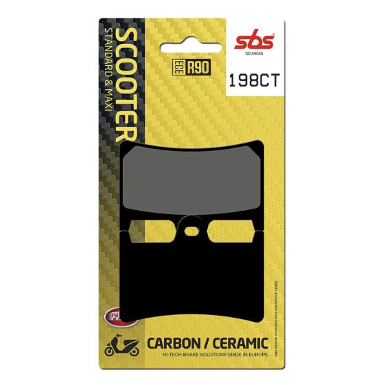 SBS Hi-Tech Street 198CT Carbon Ceramic Brake Pads