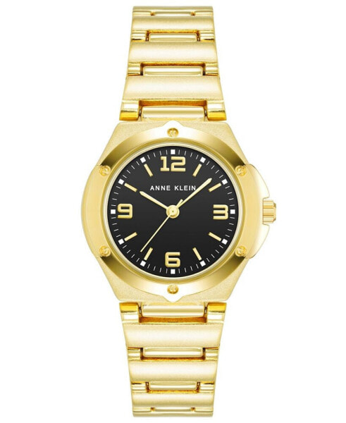 Women's Quartz Gold-Tone Alloy Bracelet Watch, 29mm