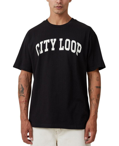 Men's Loose Fit College T-Shirt