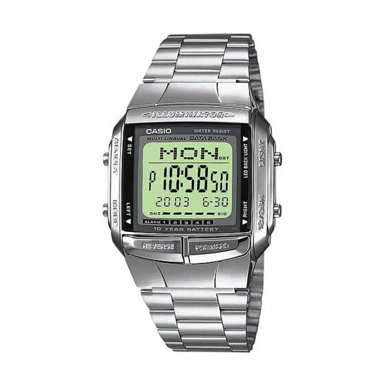 Часы мужские CASIO DATABANK Серебристый Ø 38 мм