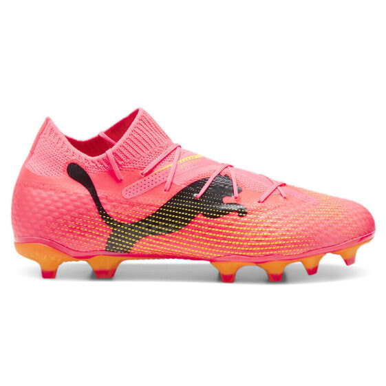 Puma Future 7 Pro Firm GroundAg Soccer Cleats Mens Orange Sneakers Athletic Shoe