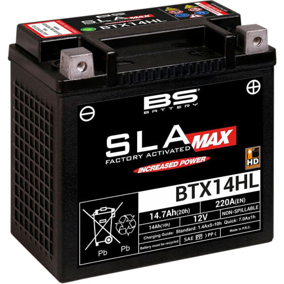 BS BATTERY BTX14HL SLA MAX 12V 220 A Battery