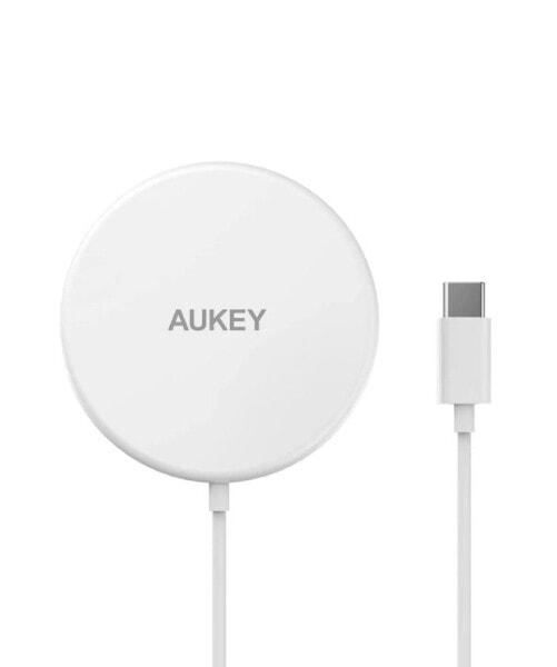 Зарядное устройство беспроводное AUKEY Aircore Indoor USB 1.2 м Белый