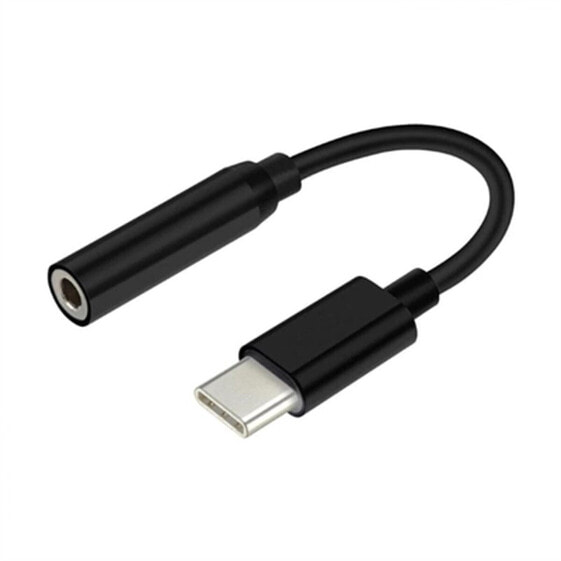 Адаптер USB-C—Jack 3.5 mm Aisens A109-0348 Чёрный 15 cm