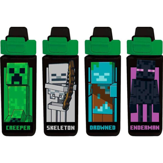 MINECRAFT 500ml Square Water Bottle