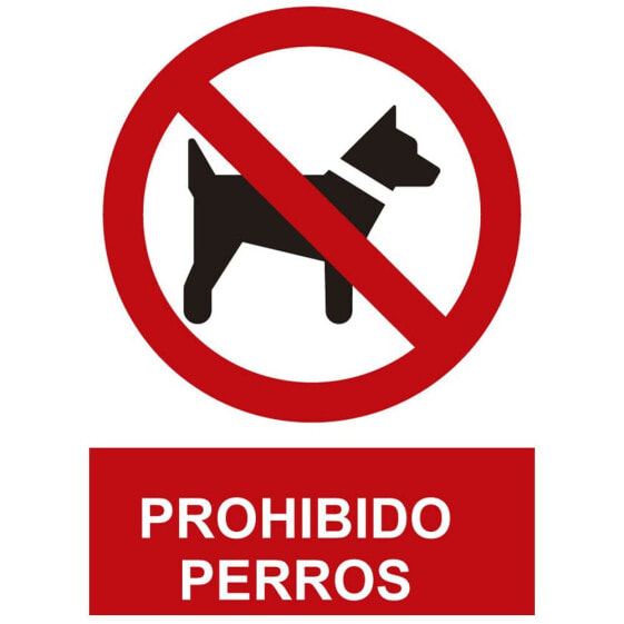 NORMALUZ Prohibido Perros Sign 30x40 cm