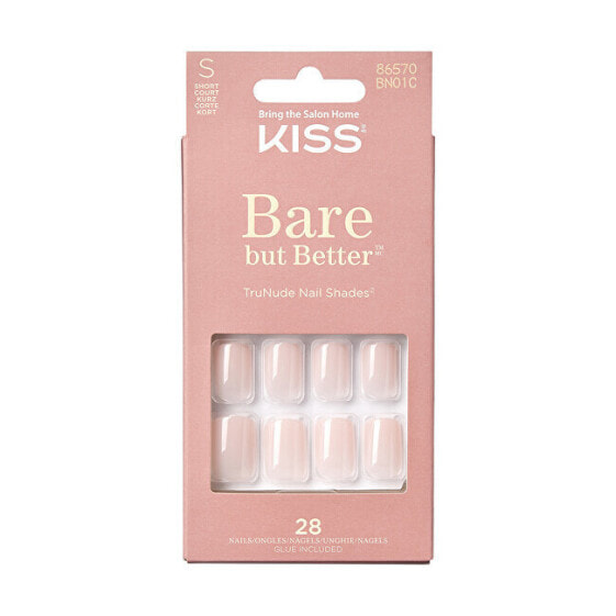 Гелевые ногти Nudies "Bare-But-Better" 28 штук Kiss