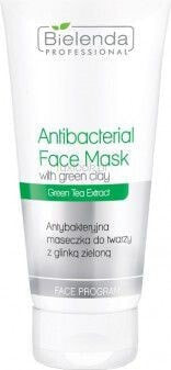 Bielenda Professional Antibacterial Face Mask With Green Clay Antybakteryjna maseczka do twarzy z glinką zieloną 150g