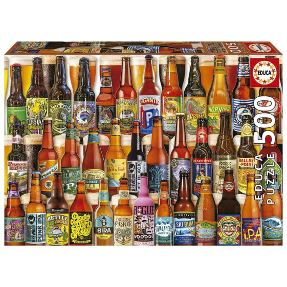 EDUCA BORRAS 500 Pieces Craft Beers Puzzle