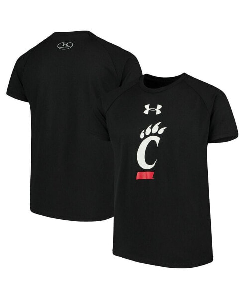 Футболка для мальчиков Under Armour Черные Cincinnati Bearcats 2.0 Логотип Tech