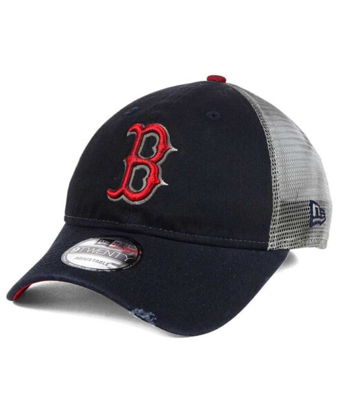 Boston Red Sox Rustic Trucker 9TWENTY Snapback Cap