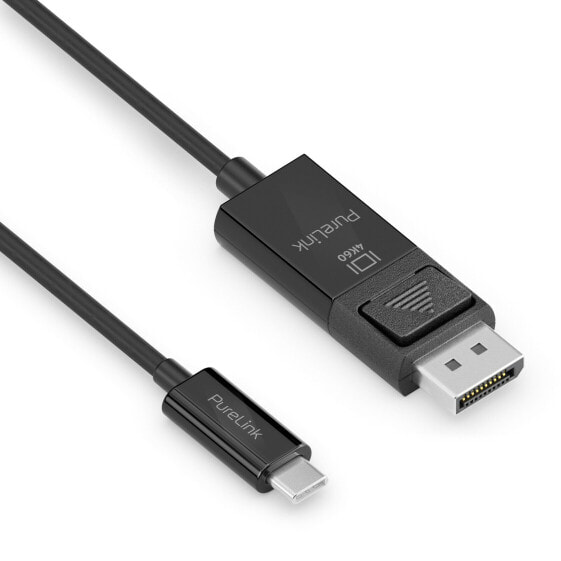 PureLink IS2221-010, 1 m, USB Type-C, DisplayPort, Male, Male, Straight