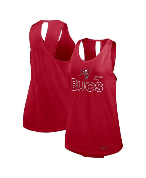 Women's Red Tampa Bay Buccaneers Performance Tank Top