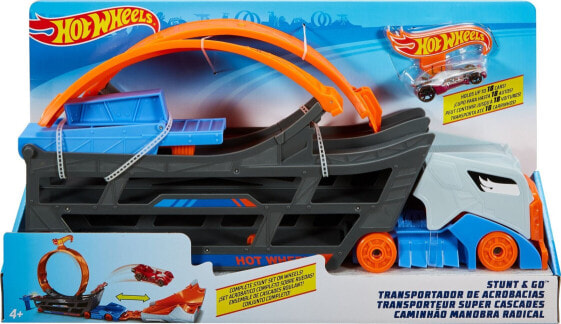 Hot Wheels Transporter Ciężarówka z pętlą (GCK38)