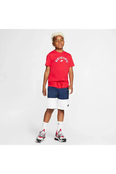 Nike Sportswear (BOYS') Çocuk Şort - Kırmızı-lacivert-beyaz Havuz Ve Deniz Şortu