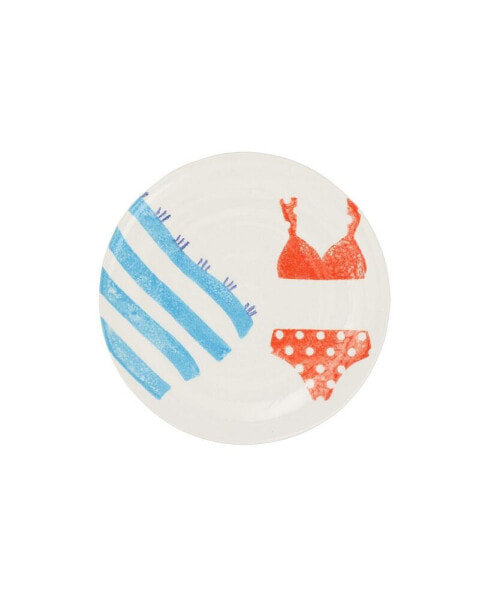 Riviera Red Bikini Salad Plate