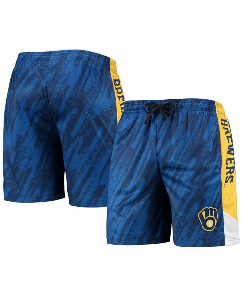 Men's Navy Milwaukee Brewers Static Shorts