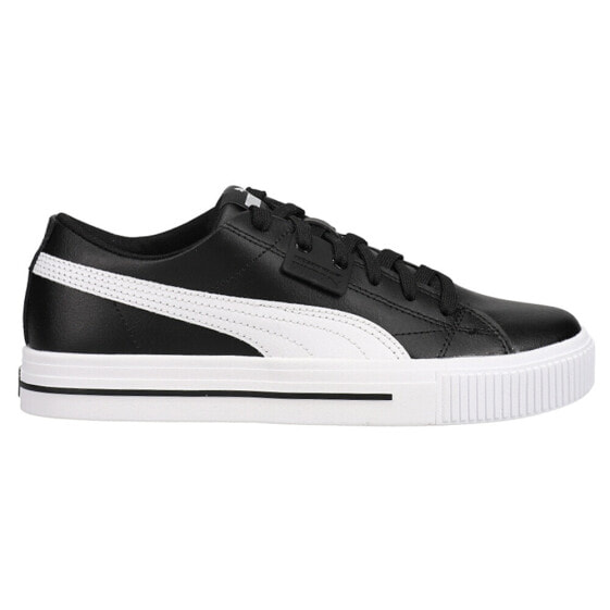 Puma Ever Fs Lace Up Mens Black, White Sneakers Casual Shoes 38482402