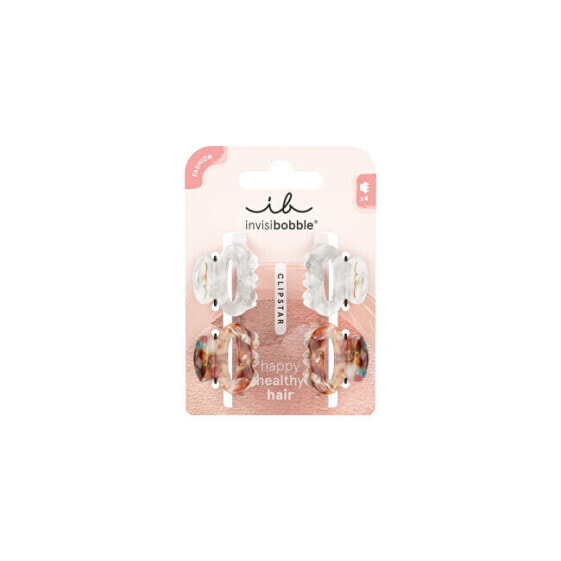 Hair clip Clipstar Petit Bijoux S 4 pcs