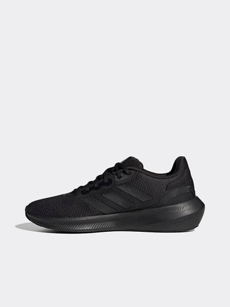 adidas Running Falcon 3.0 trainers in black