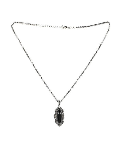 Women's Elongated Pendant Necklace