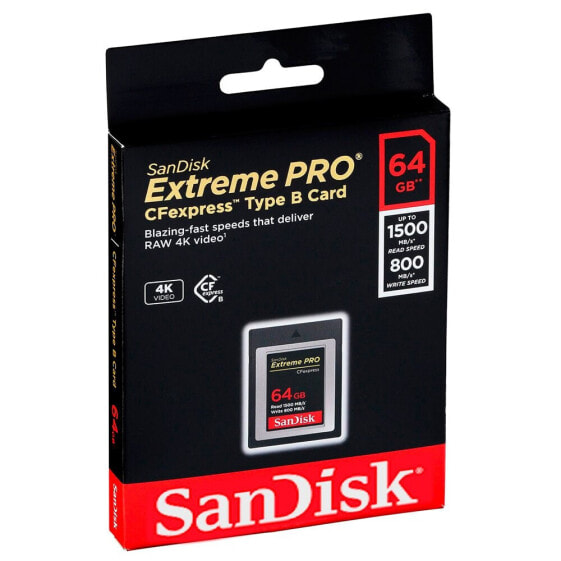 SANDISK CF Express 2 64GB Extreme Pro SDCFE-064G-GN4NN memory card