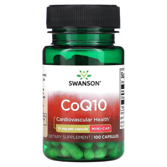 CoQ10, 10 mg, 100 Capsules