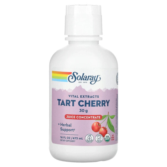Solaray, Vital Extracts, Juice Concentrate, Tart Cherry, 30 g, 16 fl oz (473 ml)