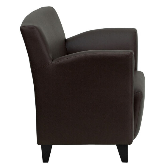 Hercules Roman Series Brown Leather Lounge Chair