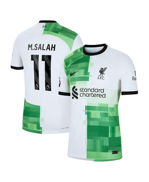 Men's Mohamed Salah White Liverpool 2023/24 Away Authentic Player Jersey